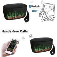 BOOMER VIVI B35 Wireless NFC/Bluetooth Speaker w/ LED Spectrum Light Show (Built-in MIC, AUX Jack, TF Card Slot... N4