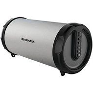Sylvania Bluetooth Tube Speaker with Radio and Shoulder Strap (Graphite) N2