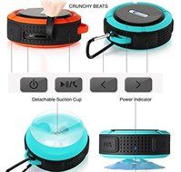 Crucnchy Beats: Water-resistant, Wireless, Bluetooth Speaker with Suction Cup attachment. NEW Speaker phone function... N6