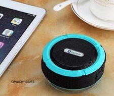 Crucnchy Beats: Water-resistant, Wireless, Bluetooth Speaker with Suction Cup attachment. NEW Speaker phone function... N9