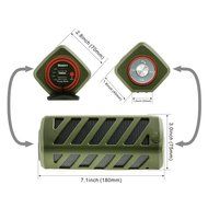 GSWORDY Portable Wireless Bluetooth Speaker Outdoor Waterproof with Power Bank, Enhanced Bass Sound,Compatible... N13