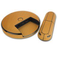 Skinomi TechSkin - Google Nexus Player Gold Carbon Fiber Full Body Skin Protector / Front &amp; Back Wrap / Premium... N3