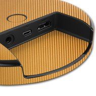 Skinomi TechSkin - Google Nexus Player Gold Carbon Fiber Full Body Skin Protector / Front &amp; Back Wrap / Premium... N4