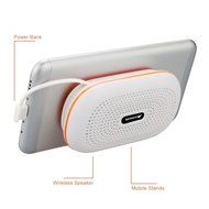 ACCMOR Ultra-portable Bluetooth Speakers, Wireless Stereo Loudspeaker With Holder &amp; Power Bank, Up to 12 hours... N9