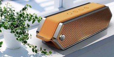 Dreamwave HARMONY Copper/Camel/Brushed Aluminum Wireless Premium Bluetooth Speaker N8
