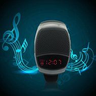 WaterLuu Multifunctional Bluetooth Watch Speaker with LCD Screen +Alarm Clock + Bluetooth Selfie + MP3 Music Player... N4