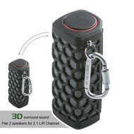 Hapyia Waterproof Wireless Bluetooth Speaker - Black