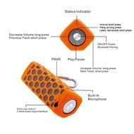 Hapyia Waterproof Wireless Bluetooth Speaker - Black N23