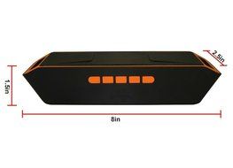 HugeTree Bluetooth Speaker - Surround Sound Wireless Speaker with Built-in Hands Free Mic (BULE) N2