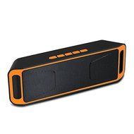 HugeTree Bluetooth Speaker - Surround Sound Wireless Speaker with Built-in Hands Free Mic (BULE) N3
