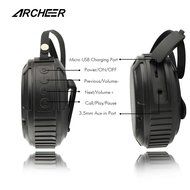 Archeer Waterproof Speaker Portable Outdoor Bluetooth Speaker with Bass, 6 Hour Playtime 5W Driver, A105 Black N2