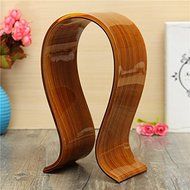 BephaMart Gorgeous Wooden U Grain Headphone Earphone Headset Holder Hanger Stand N3