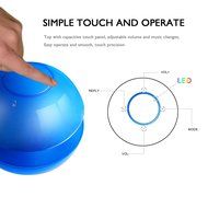 Portable Bluetooth Wireless Stereo Speaker with Touch Button LED Light Build-in Microphone Support Hands-free... N11