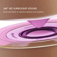 Portable Bluetooth Wireless Stereo Speaker with Touch Button LED Light Build-in Microphone Support Hands-free... N18