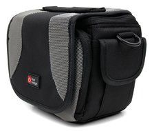 DURAGADGET Ultra-Portable Speaker Case with Padded Interior, Multiple Zip Pockets &amp; Adjustable Shoulder Strap... N3
