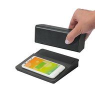 Portable Bluetooth Mini Speaker with Wireless Charging Station QI Compatible Dock for Phone - White The Ohm by... N3