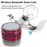 LED Portable Bluetooth Wireless FM Stereo Speaker For iPhone Smartphone Laptop Tablet Color Red