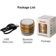 LED Portable Bluetooth Wireless FM Stereo Speaker For iPhone Smartphone Laptop Tablet Color Red N3