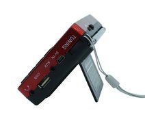 AMPSEVEN Portable AM/FM/SW 3 Band Radio Speaker USB MP3 Music Player Support Memory Delete,TF Card Slot(Red258) N4