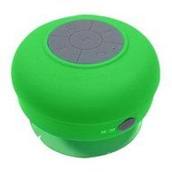 ElecStars Waterproof Bluetooth Shower Speaker with Mic, GREEN N2
