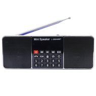 AMPSEVEN Portable AM/FM/SW 3 Band Radio Speaker USB MP3 Music Player Support Memory Delete,TF Card Slot(Red258) N9
