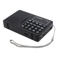 AMPSEVEN Portable AM/FM/SW 3 Band Radio Speaker USB MP3 Music Player Support Memory Delete,TF Card Slot(Red258) N24
