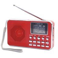 AMPSEVEN Portable AM/FM/SW 3 Band Radio Speaker USB MP3 Music Player Support Memory Delete,TF Card Slot(Red258) N35