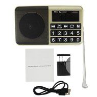 AMPSEVEN Portable AM/FM/SW 3 Band Radio Speaker USB MP3 Music Player Support Memory Delete,TF Card Slot(Red258) N47