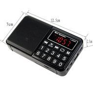 AMPSEVEN Portable AM/FM/SW 3 Band Radio Speaker USB MP3 Music Player Support Memory Delete,TF Card Slot(Red258) N51