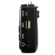 AMPSEVEN Portable AM/FM/SW 3 Band Radio Speaker USB MP3 Music Player Support Memory Delete,TF Card Slot(Red258) N53