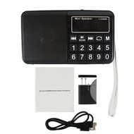 AMPSEVEN Portable AM/FM/SW 3 Band Radio Speaker USB MP3 Music Player Support Memory Delete,TF Card Slot(Red258) N54