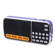 AMPSEVEN Portable AM/FM/SW 3 Band Radio Speaker USB MP3 Music Player Support Memory Delete,TF Card Slot(Red258) N55