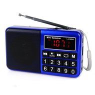 AMPSEVEN Portable AM/FM/SW 3 Band Radio Speaker USB MP3 Music Player Support Memory Delete,TF Card Slot(Red258) N60