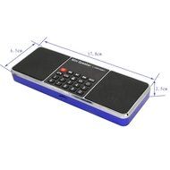 AMPSEVEN Portable AM/FM/SW 3 Band Radio Speaker USB MP3 Music Player Support Memory Delete,TF Card Slot(Red258) N92