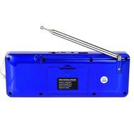 AMPSEVEN Portable AM/FM/SW 3 Band Radio Speaker USB MP3 Music Player Support Memory Delete,TF Card Slot(Red258) N95