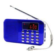 AMPSEVEN Portable AM/FM/SW 3 Band Radio Speaker USB MP3 Music Player Support Memory Delete,TF Card Slot(Red258) N96