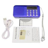 AMPSEVEN Portable AM/FM/SW 3 Band Radio Speaker USB MP3 Music Player Support Memory Delete,TF Card Slot(Red258) N101