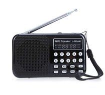 AMPSEVEN Portable AM/FM/SW 3 Band Radio Speaker USB MP3 Music Player Support Memory Delete,TF Card Slot(Red258) N102