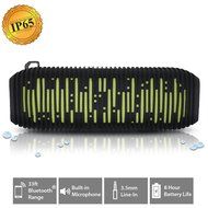 Gearmate Tide Water Resistant (IP65) Portable Wireless Bluetooth 4.0 Speaker with Built-in Microphone and 3.5mm... N10