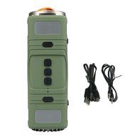 Midas-Link Wireless Bluetooth Thunder Outdoor Waterproof Dustproof Drop-proof LED Light Speaker (Navy) N9
