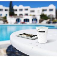 iLuv MobiCup (iSP165) Splash-resistant wireless Bluetooth speaker and speakerphone-Blue N16