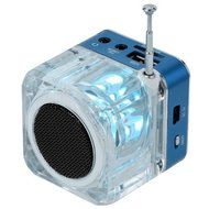 KLAREN Mini Digital Portable Music MP3/4 Player Micro SD/TF USB Disk Speaker FM Radio (Rose) N9