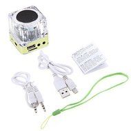 KLAREN Mini Digital Portable Music MP3/4 Player Micro SD/TF USB Disk Speaker FM Radio (Rose) N18