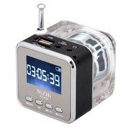 KLAREN Mini Digital Portable Music MP3/4 Player Micro SD/TF USB Disk Speaker FM Radio (Rose) N19