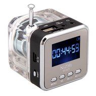 KLAREN Mini Digital Portable Music MP3/4 Player Micro SD/TF USB Disk Speaker FM Radio (Rose) N23