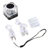 KLAREN Mini Digital Portable Music MP3/4 Player Micro SD/TF USB Disk Speaker FM Radio (Rose) N24