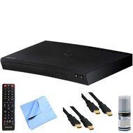 Samsung BD-J5900 - 3D Wi-Fi Blu-Ray Disc Player Plus Hook-Up Bundle. Bundle Includes Blue-Ray Player, 2 x 6 ft...