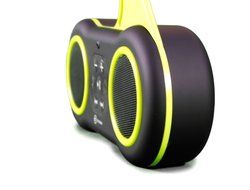 Oroview MAIN-35264 Waterproof Stereo Bluetooth Shower Speaker and Speakerphone, Green/Black N5