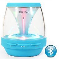 MOUSAI VS18 Portable Wireless Bluetooth Speaker Super Bass Build-in FM Radio,AUX,MIC,TF Card Slot(Black) N7