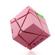Bluetooth Speaker, Hi-tec Led Light Cube Portable Bluetooth Speaker with Fm Radio 30, Build-in Microphone, Work... N14